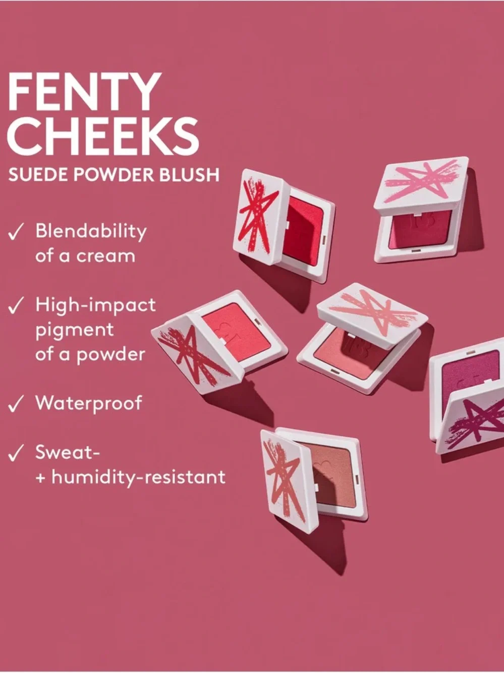 FENTY CHEEKS SUEDE POWDER BLUSH -Riri